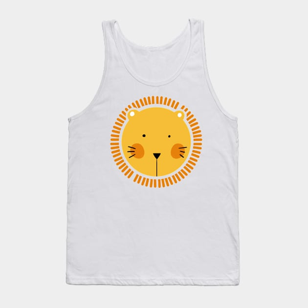 lion cute illustration Tank Top by ICanSee80